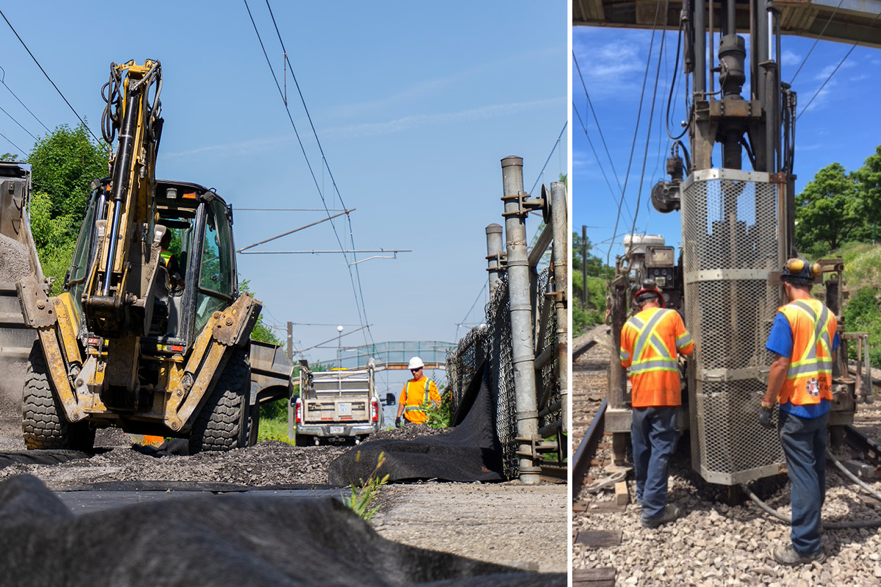 Travaux REM forages géotechniques