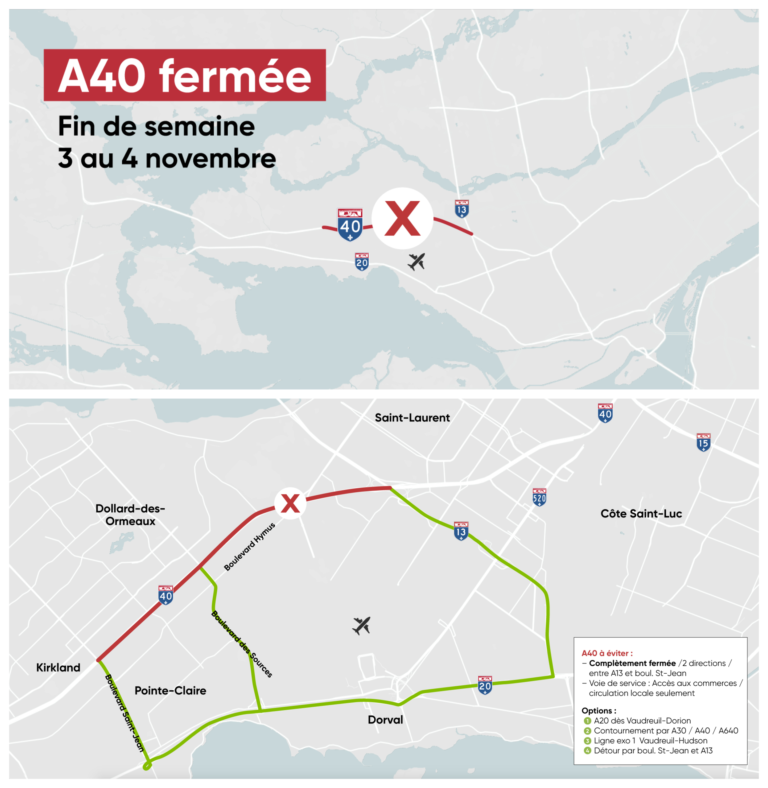 Closure highway 40 REM november 2018