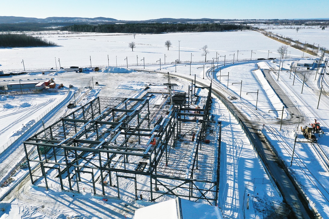 Construction of Saint-Eustache maintenance centre