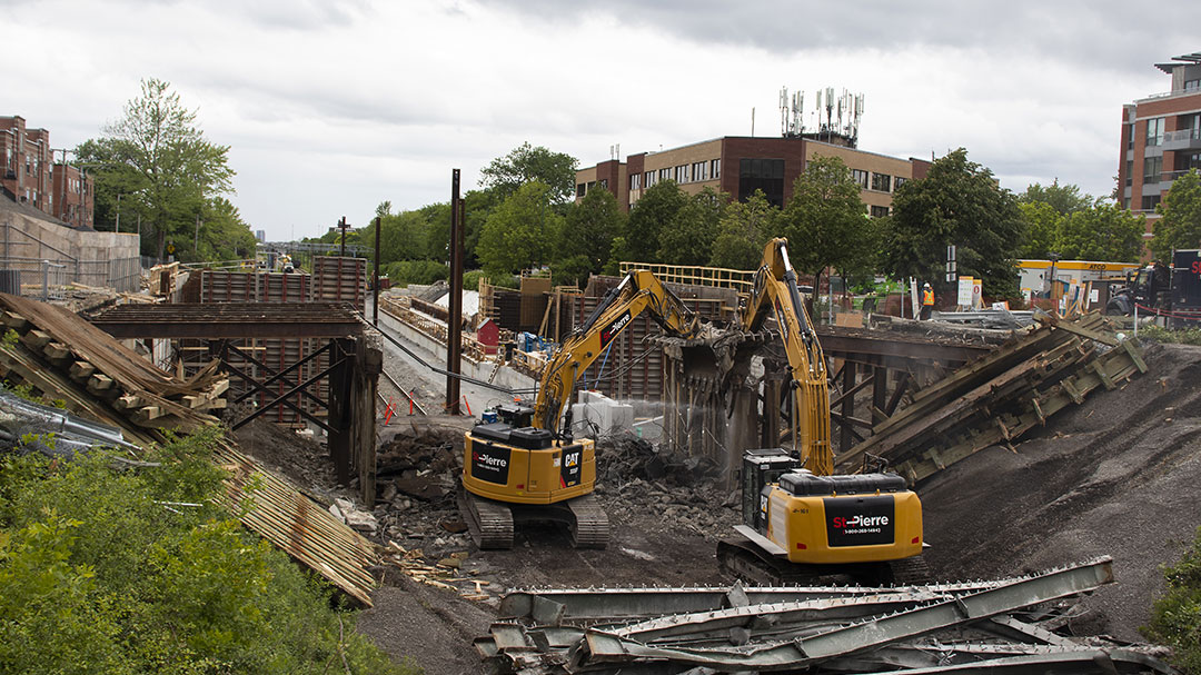 Cornwall Bridge Demolition