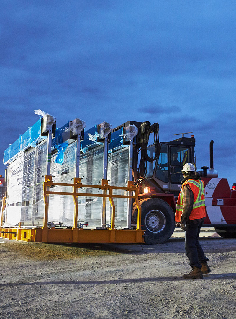 Installation of platform doors by GPMM