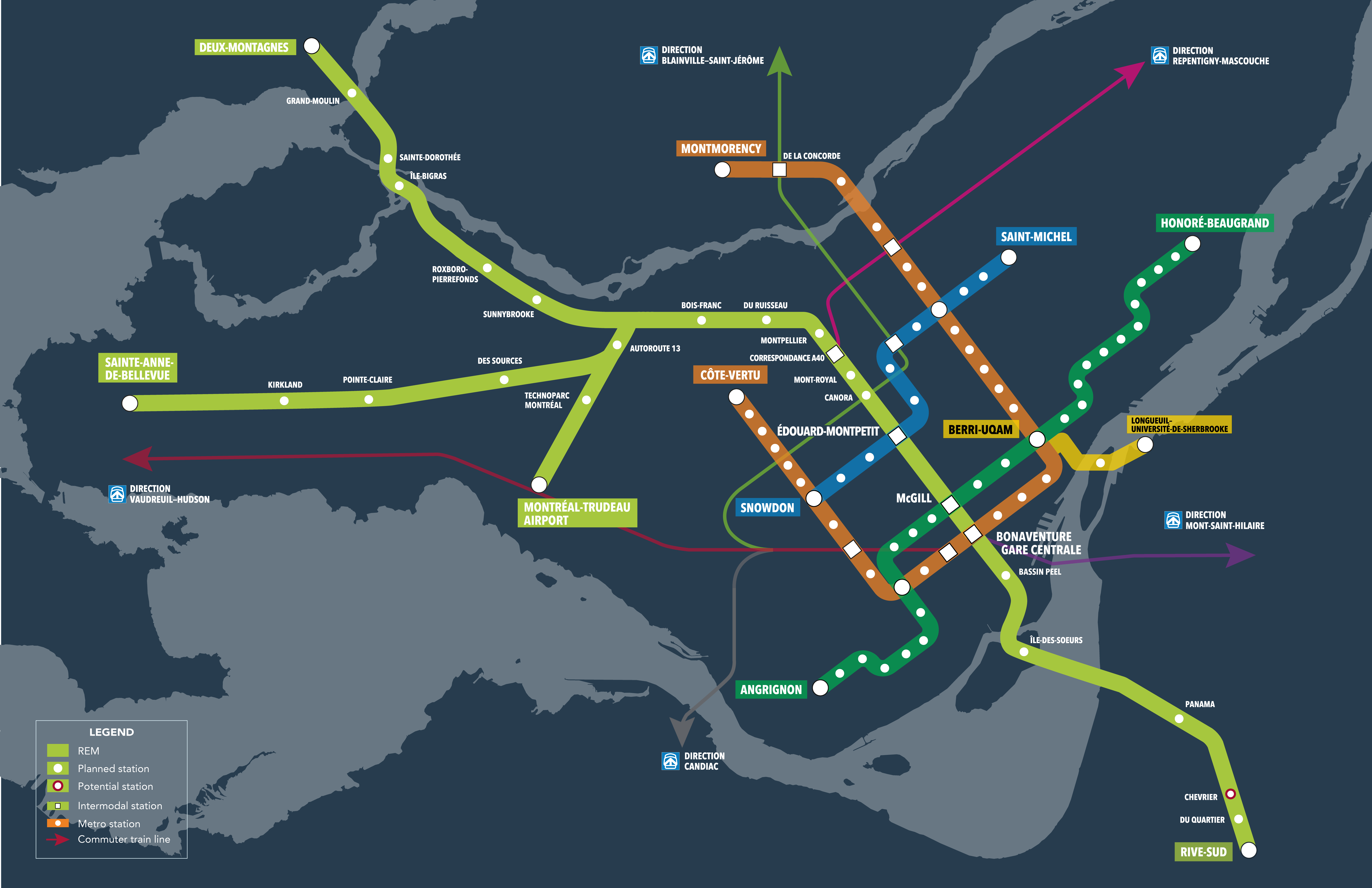 map of the REM in November 2016