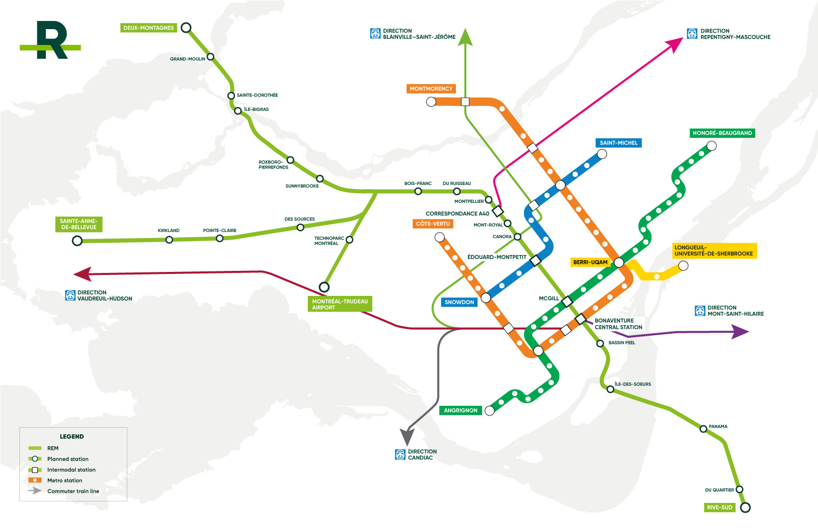 Map of the REM in February 2018