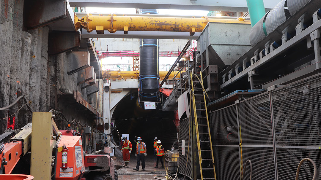 Image of the Technoparc where the Alice tunnel boring machine began its journey.