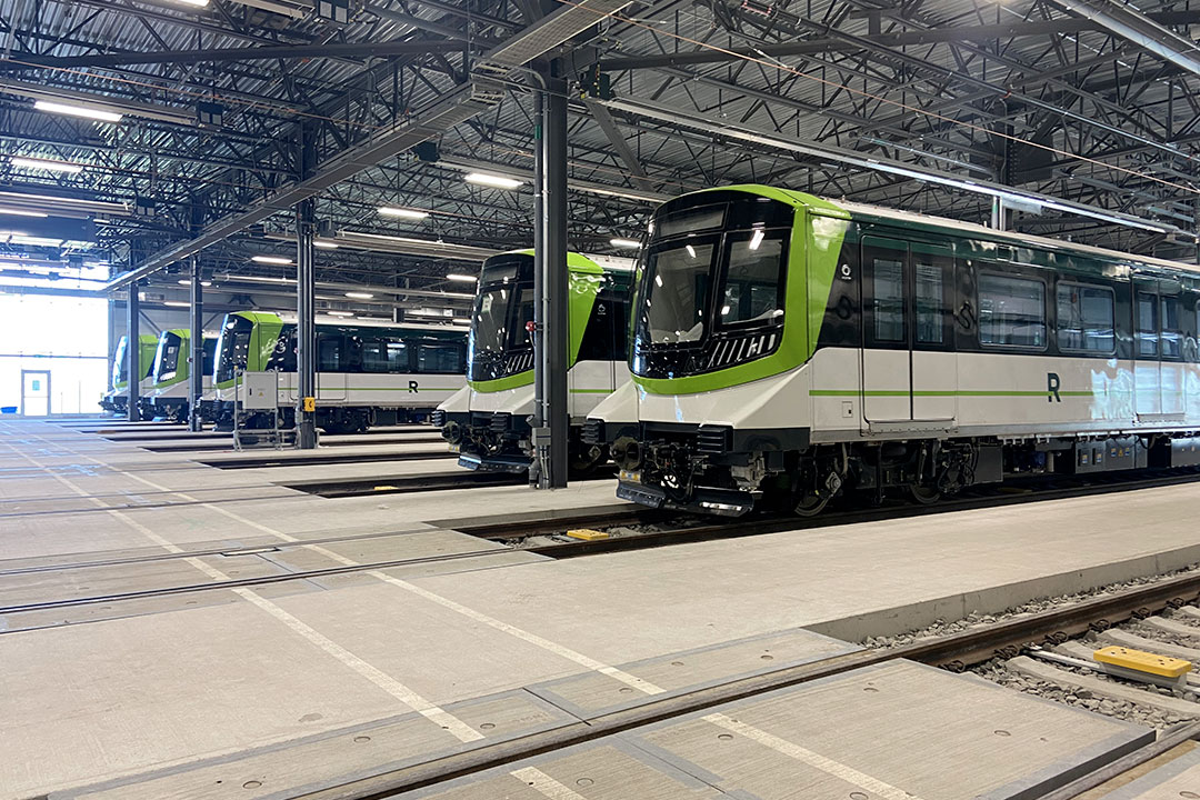 View of the storage facility