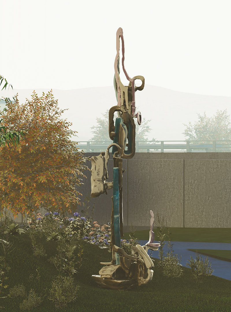 Rendering of the art Les passagers