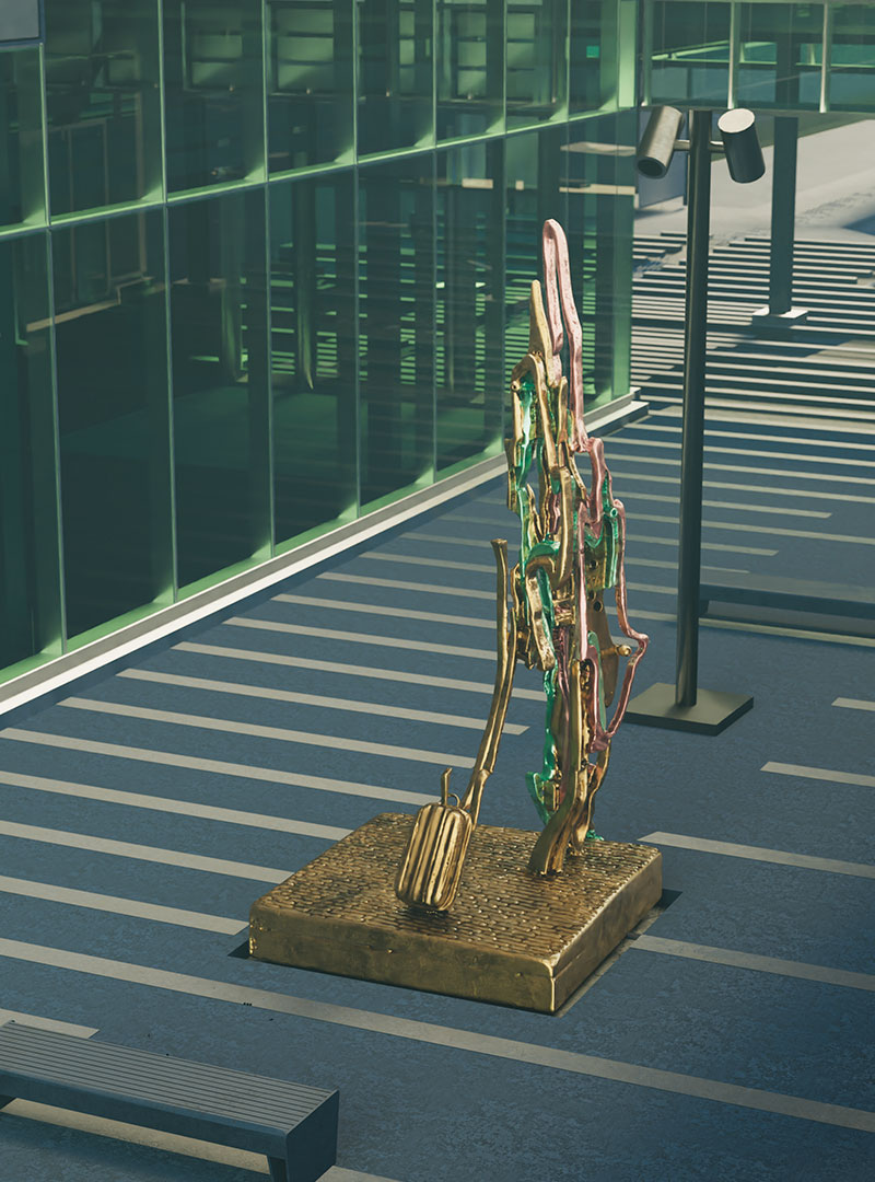 Rendering of the art Les passagers