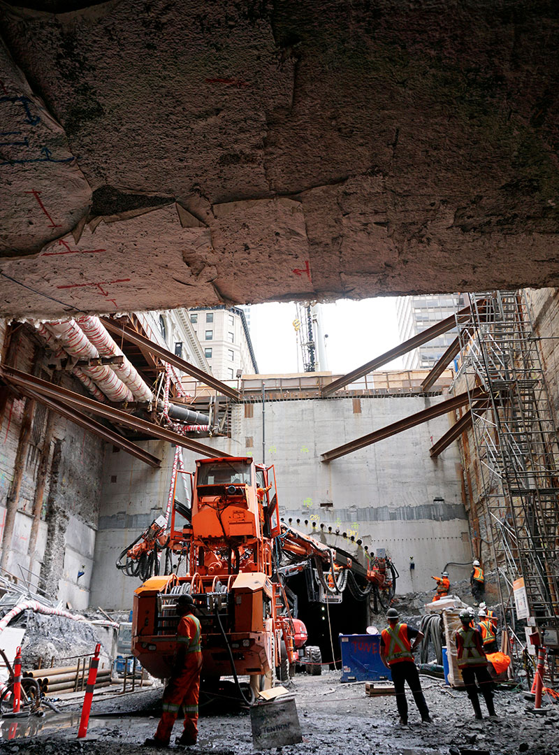 Installation of casings