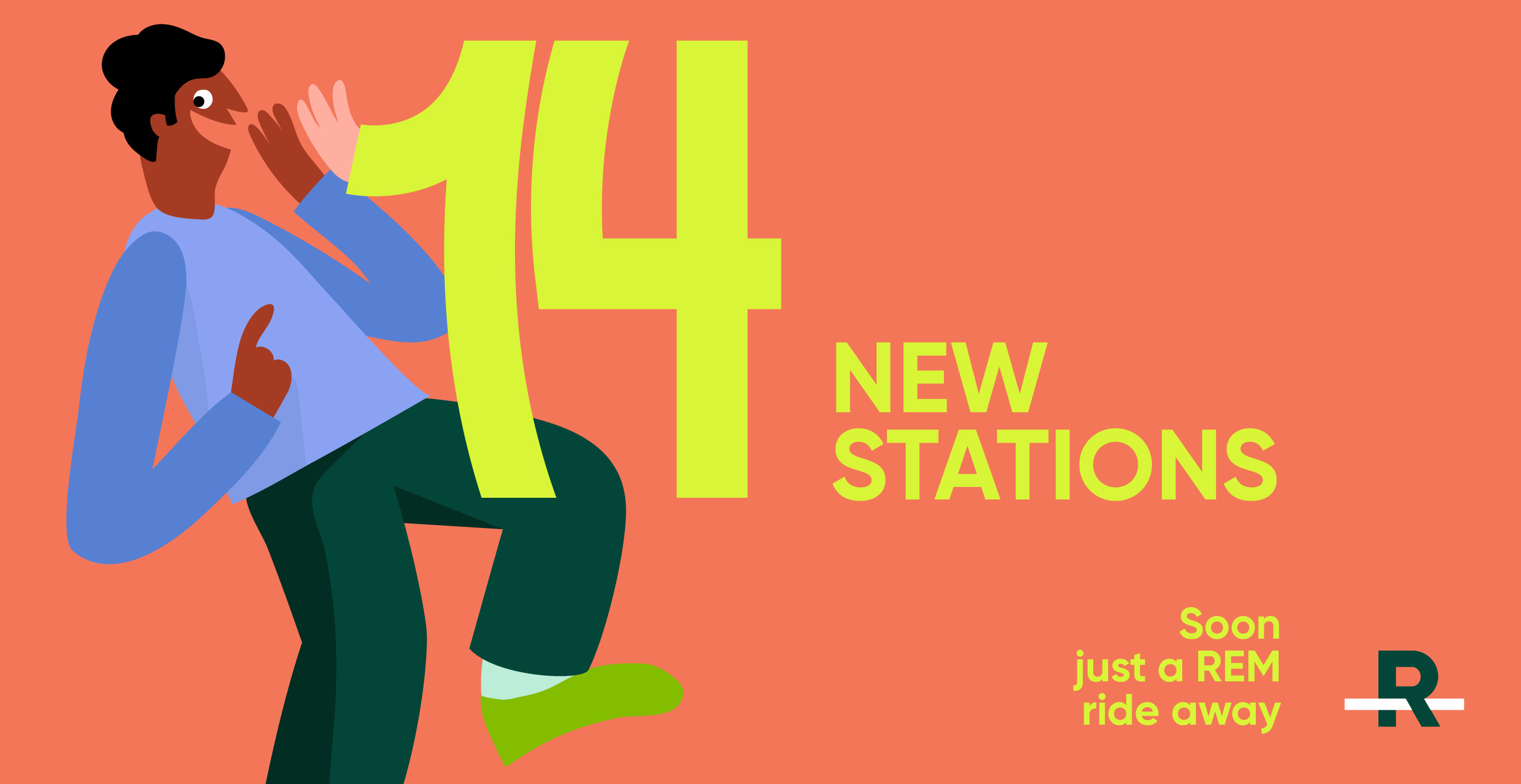 14 new stations