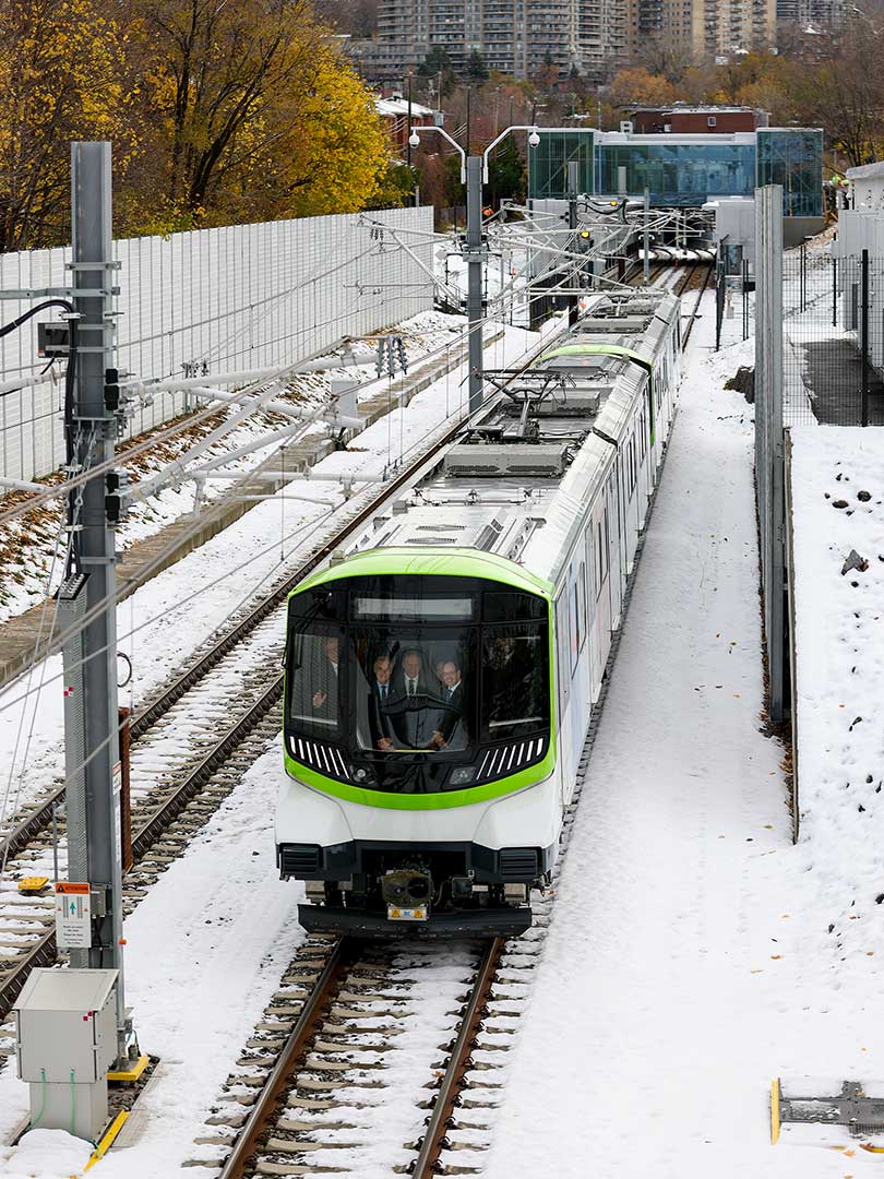 Le REM à Ville-de-Mont-Royal