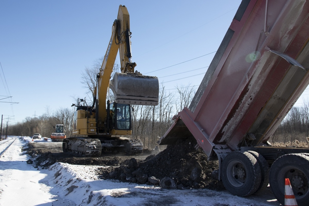 Doubling of the lanes at Bois-de-Liesse - January 2019