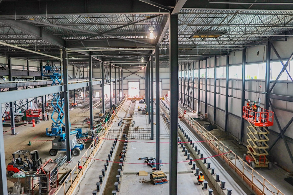 Centre de maintenance à Saint-Eustache - Mai 2019