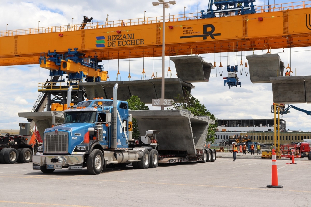 Installation des premiers voussoirs - Juin 2019