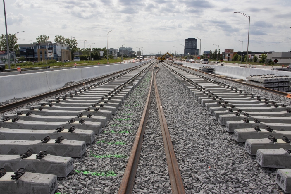 Installation des rails - Juillet 2019