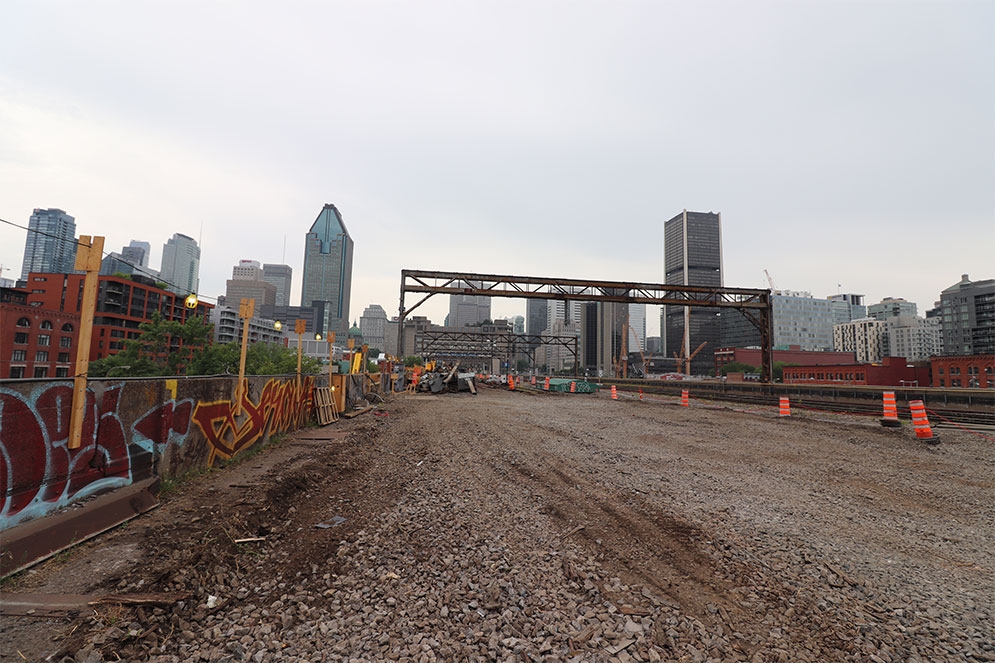 Southbound overpass - July 2020