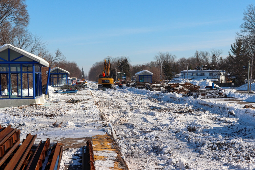 Pierrefonds-Roxboro Station - February 2021