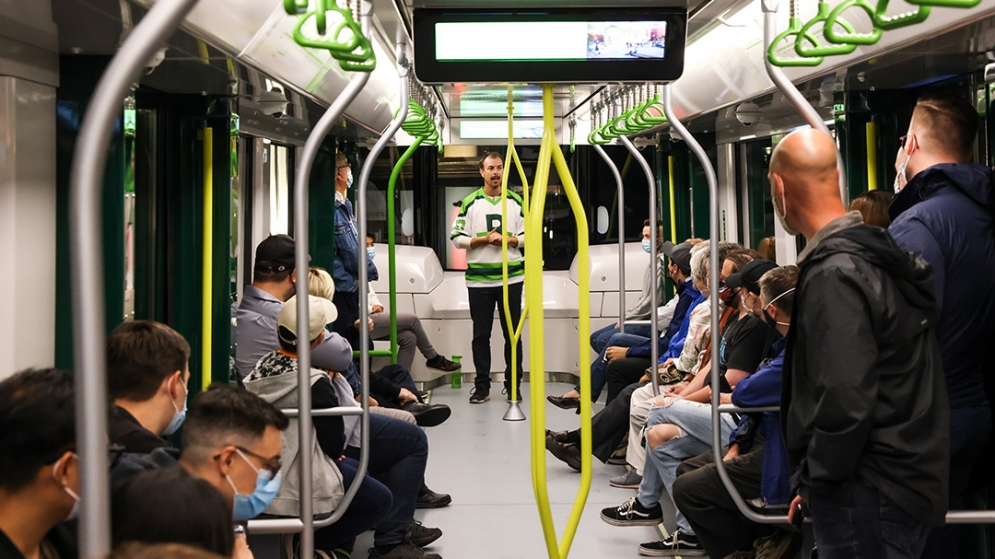 Photo taken at the All aboard the REM event by JF Savaria