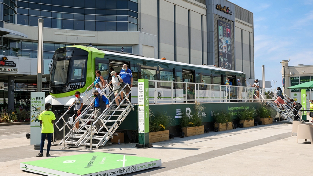 Photo taken at the All aboard the REM event by JF Savaria