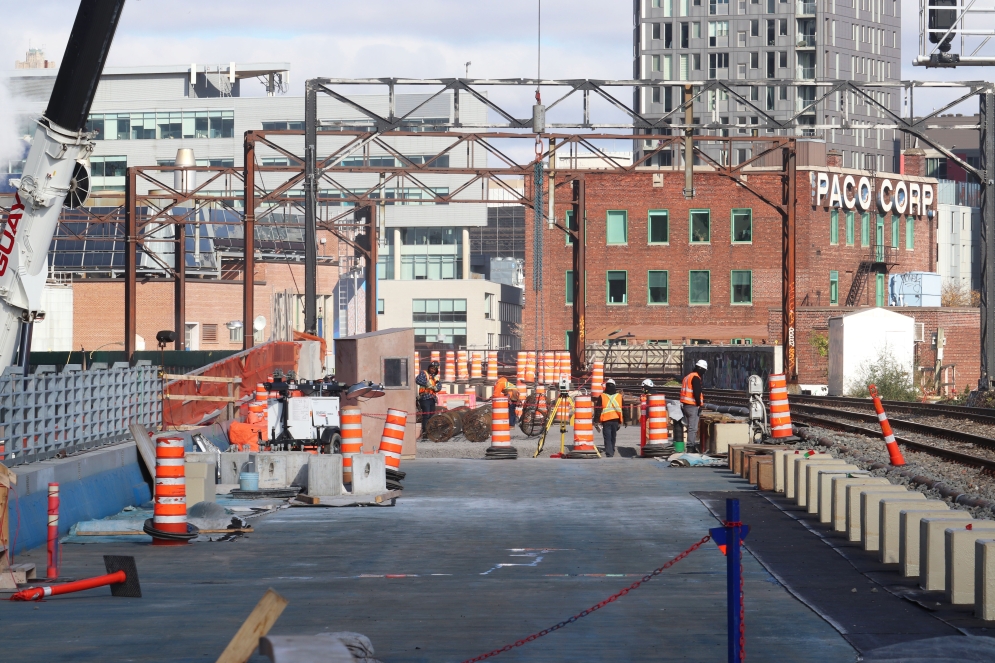 De la Commune railway bridge - November 2021