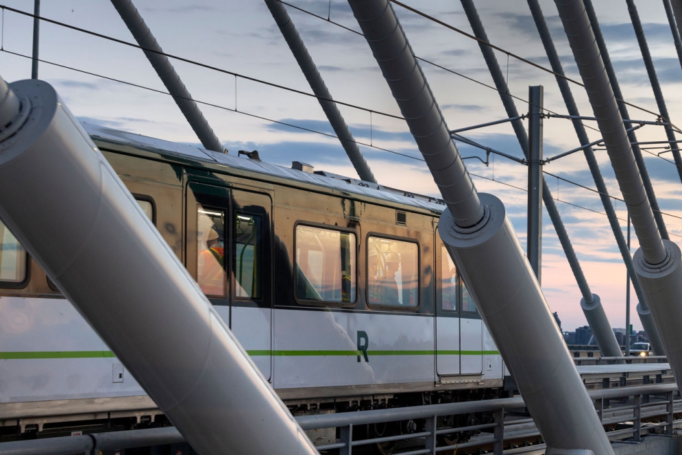First trip across the Samuel-De Champlain Bridge | July 2022