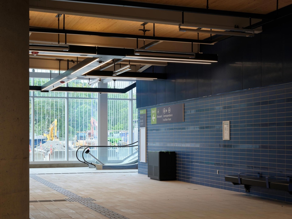 30 août 2024 – Station Deux-Montagnes, intérieur – Photographe : Ulysse Lemerise 