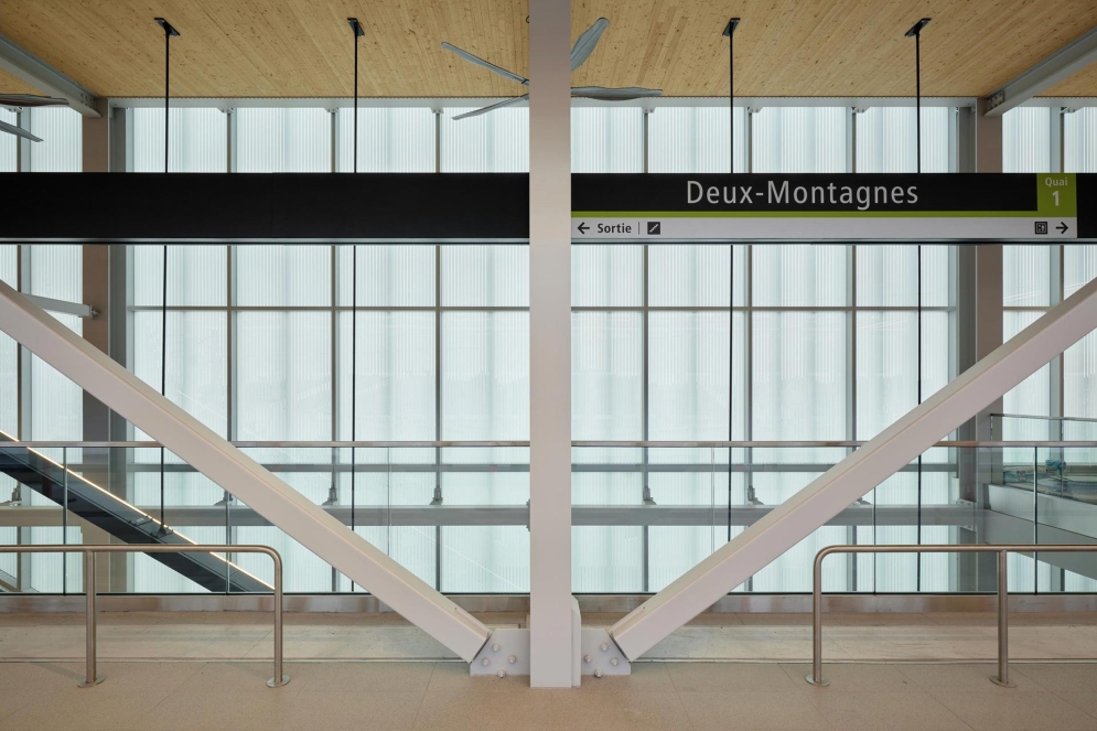 30 août 2024 – Station Deux-Montagnes, quai – Photographe : Ulysse Lemerise 