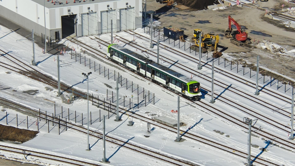 24 février 2024 –  Première sortie du  centre d’entretien  de Saint-Eustache