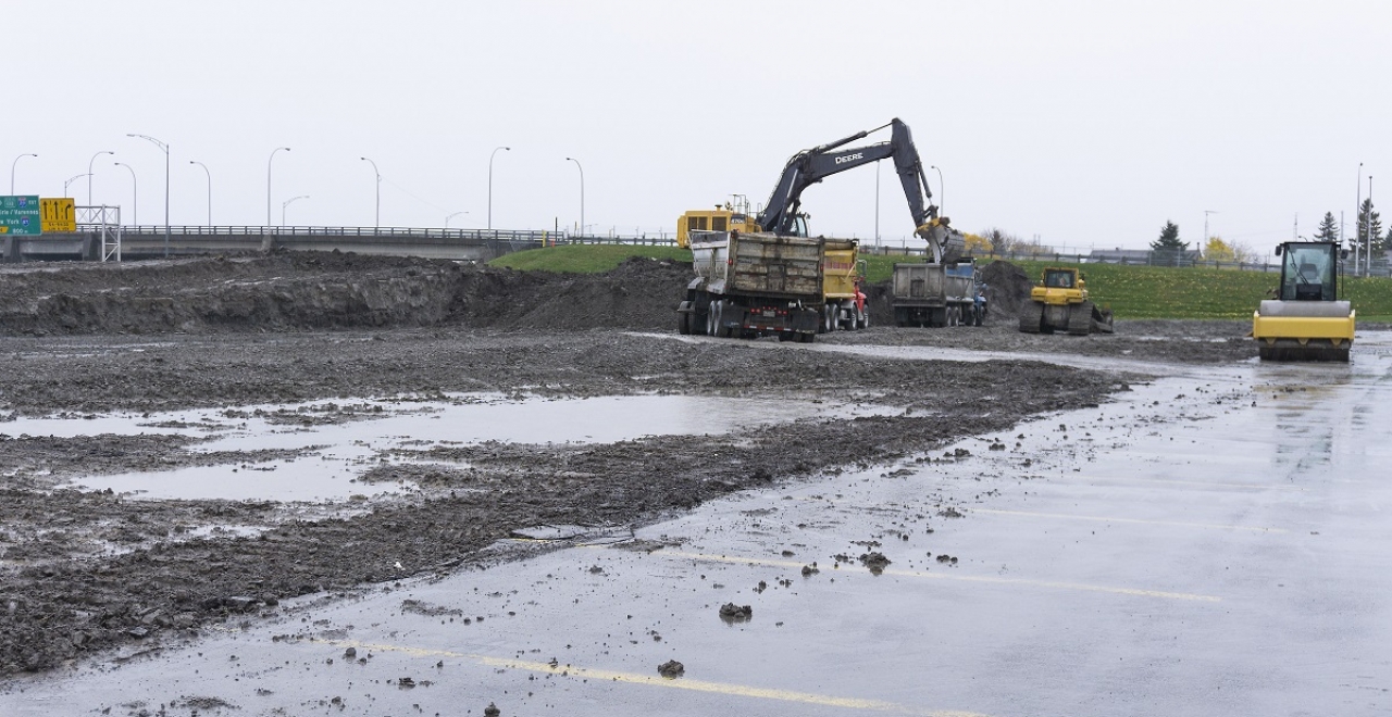 Panama - Construction d'un terminus temporaire (novembre 2018)
