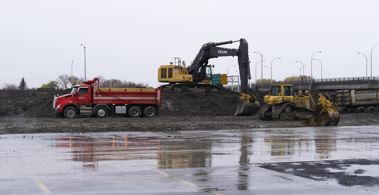Panama - Construction d'un terminus temporaire (novembre 2018)