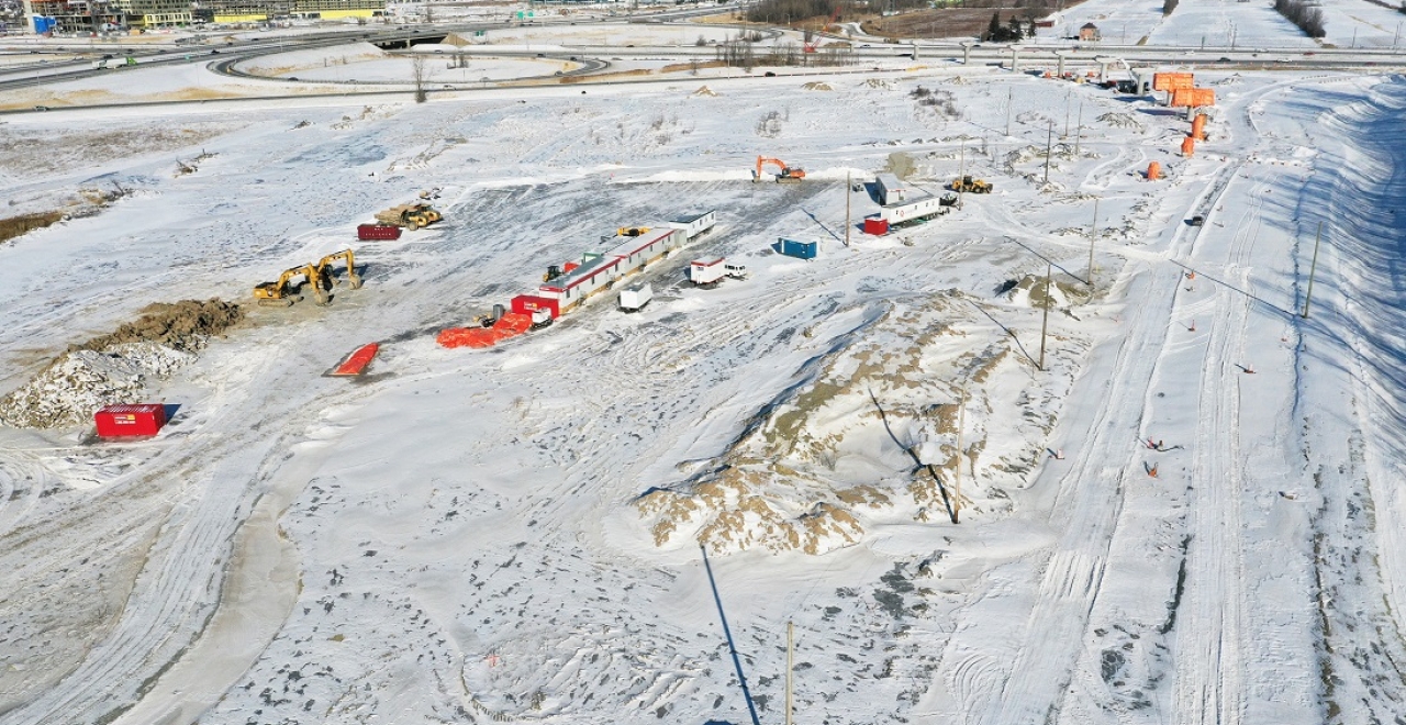 Rive-Sud - Travaux de terrassement (janvier 2019)