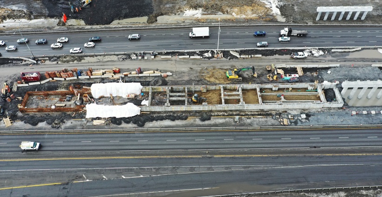 The REM’s stations are taking shape on the South Shore.