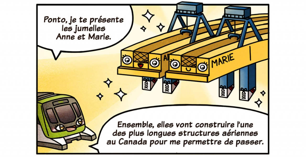 Mrs. REM presents the launching beams at Ponto.