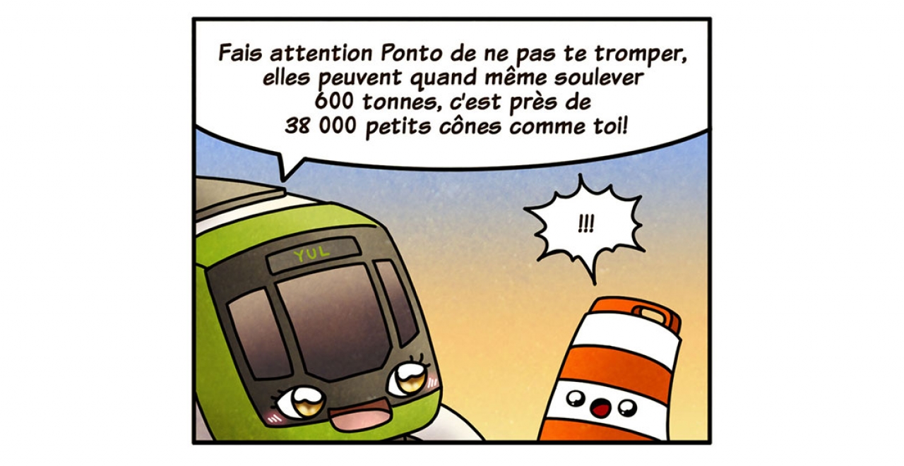 The beams can lift more than 600 tons!