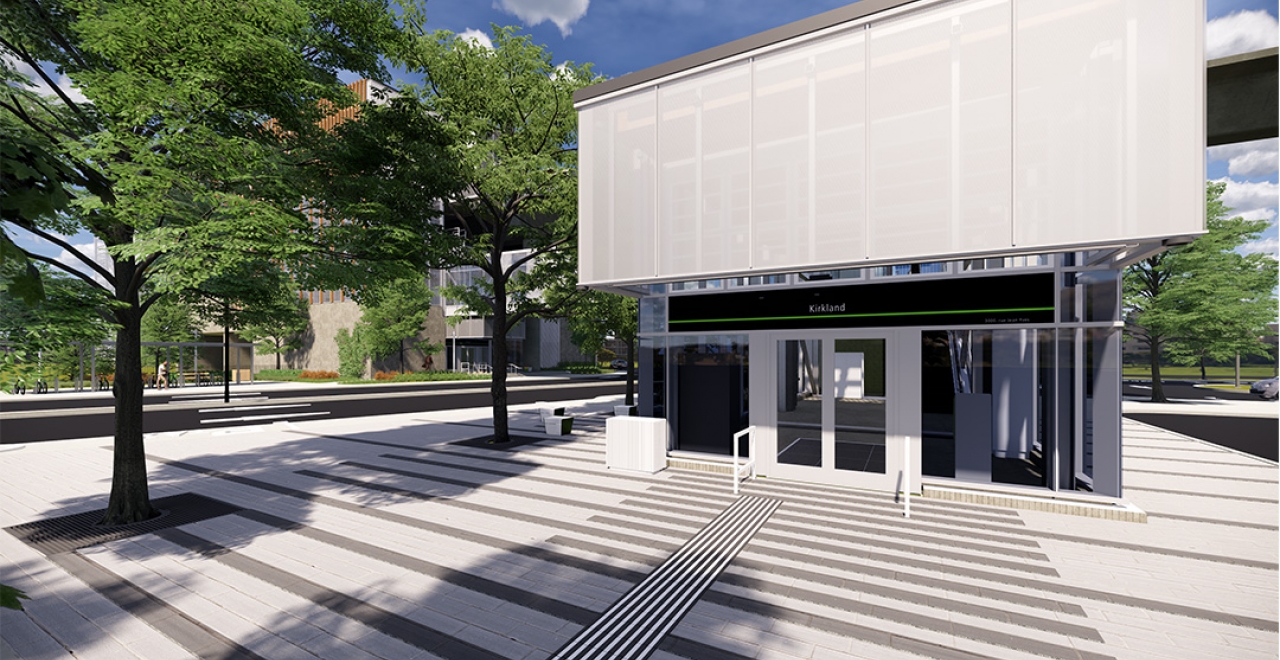 Kirkland Station / Image for indicative purposes only.