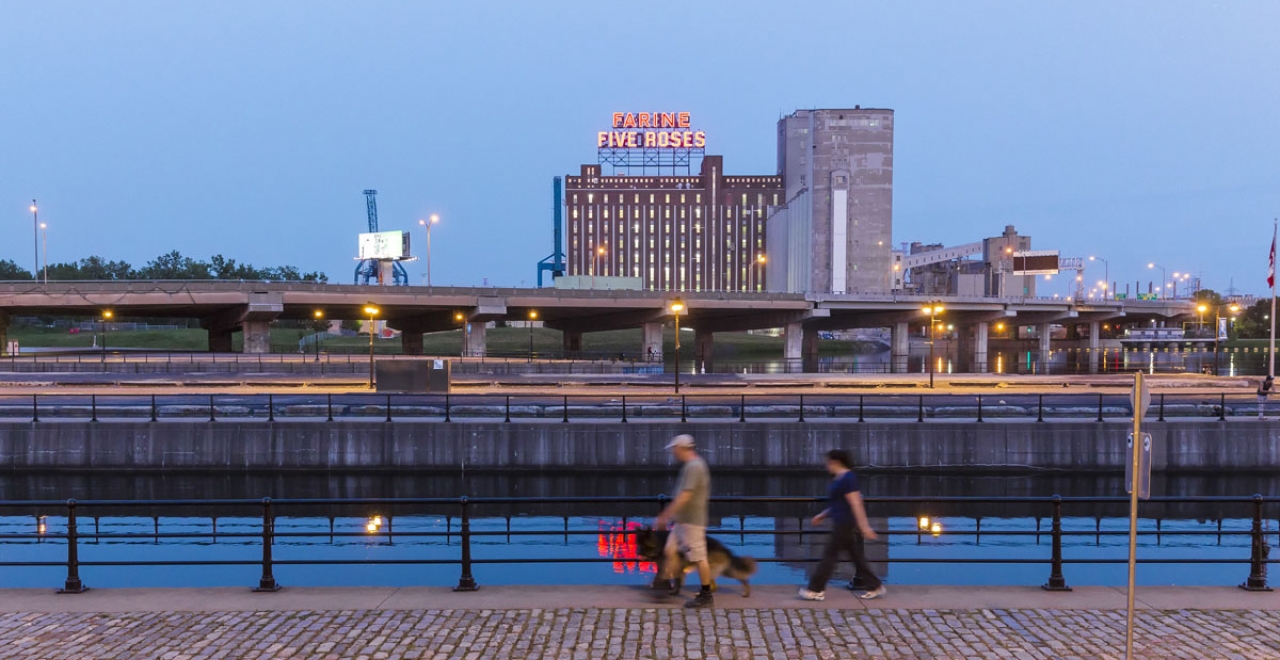 Postindustrial city | The Griffintown neighbourhood, which is experiencing significant growth, is a strategic location for both Montréal and the REM, and is a central meeting point for students involved in the creation of temporary installations.