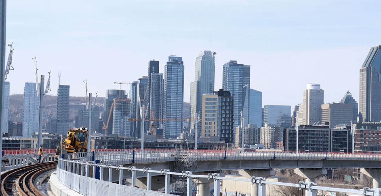 Electrification work in the southwest sector