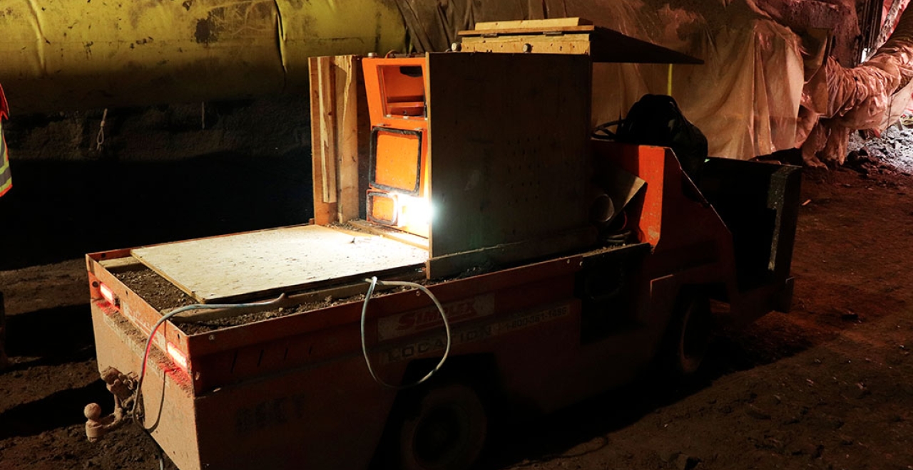 The SOGUN technique used in the Mont-Royal Tunnel.