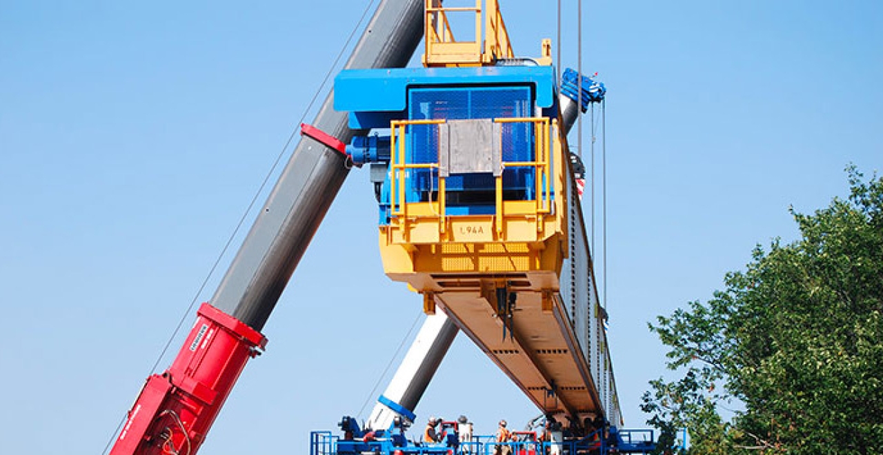 Dismantling of the launch beam - September 2022