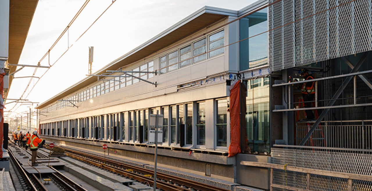Île-des-Sœurs Station - October 2022. Photo : Ulysse Lemerise
