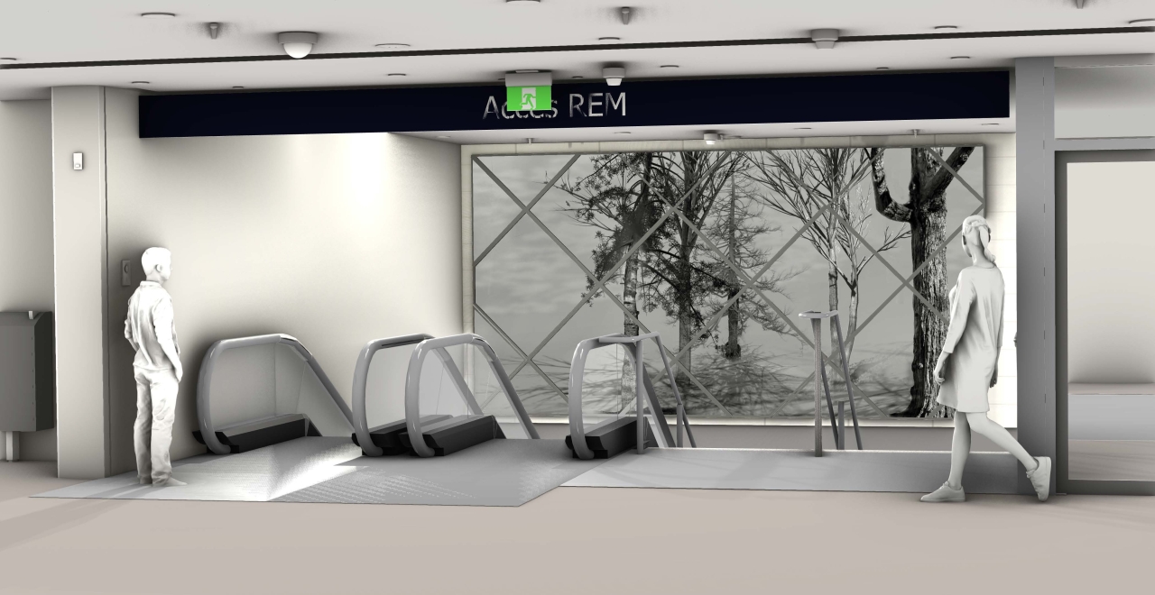 In/animation (la forêt qui nous habite), a work that evokes the experience of movement.