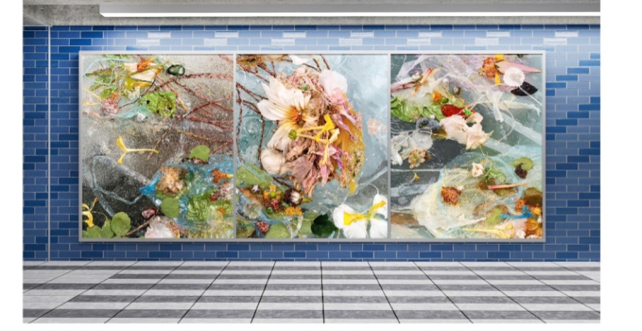 Filets, a photographic triptych by Michelle Bui.